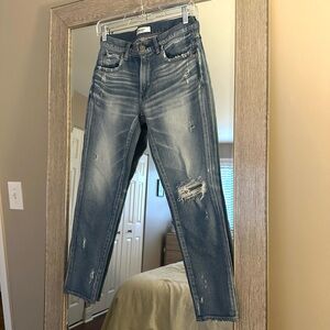 MOUSSY Vintage Distressed Skinny Jeans Medium Wash Size 26 2